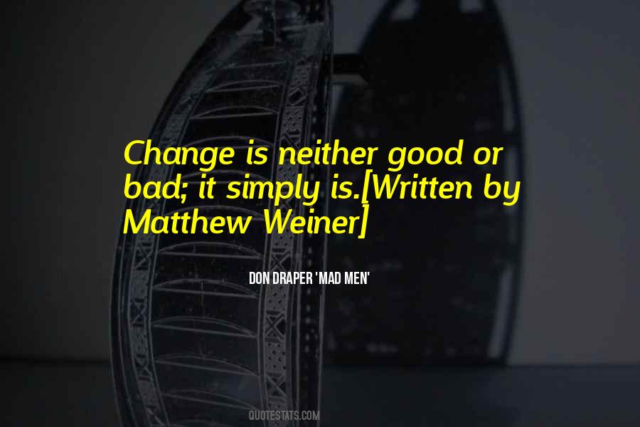 Don Draper 'Mad Men' Quotes #202359