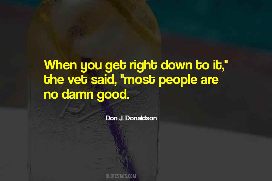 Don J. Donaldson Quotes #960218