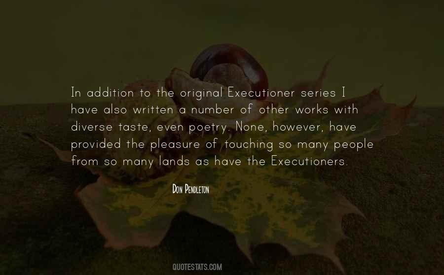 Don Pendleton Quotes #777078