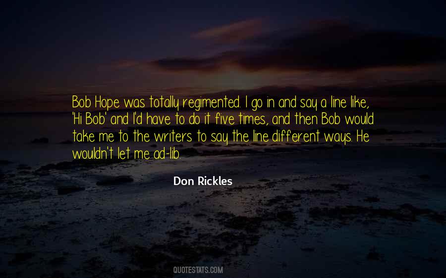 Don Rickles Quotes #1448024