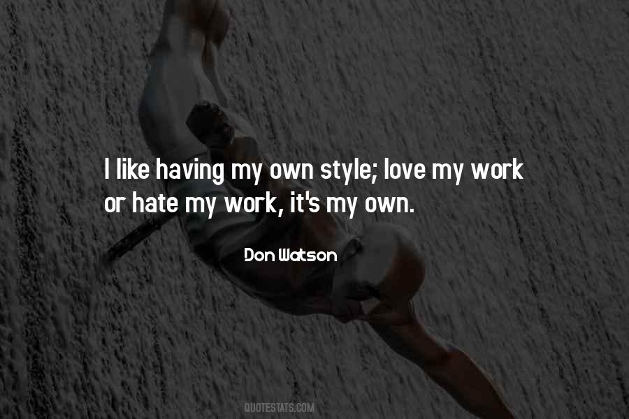 Don Watson Quotes #360234