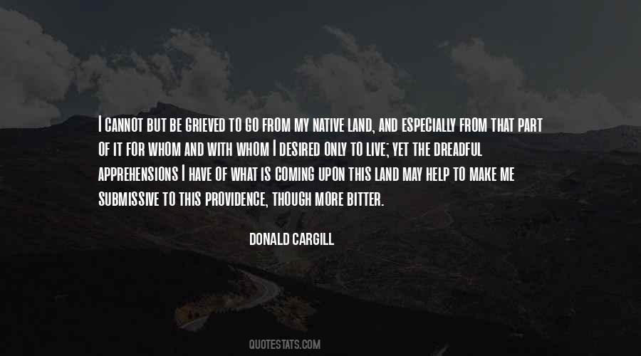 Donald Cargill Quotes #1137852