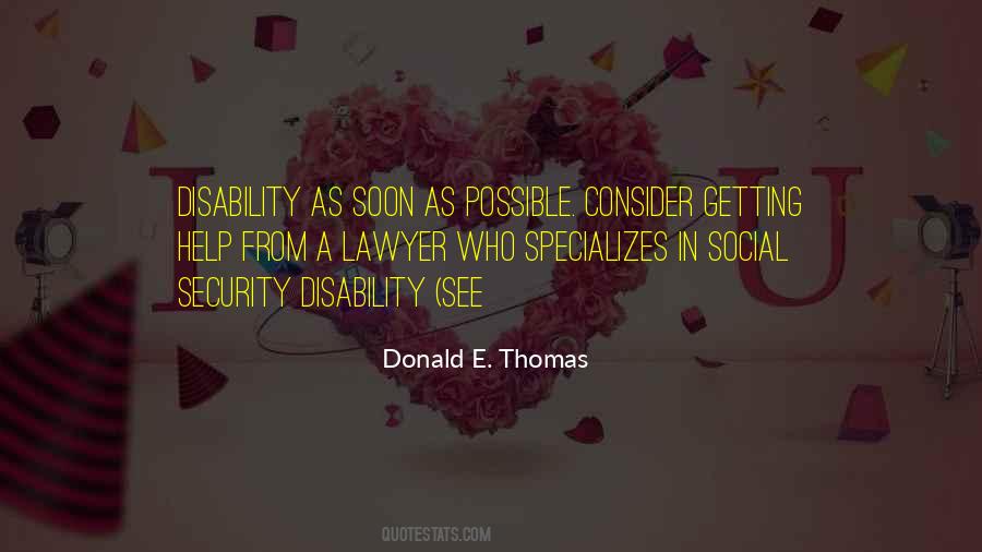 Donald E. Thomas Quotes #1538656