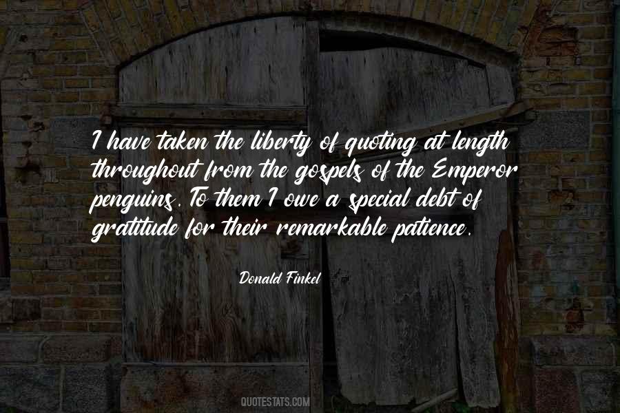 Donald Finkel Quotes #292780