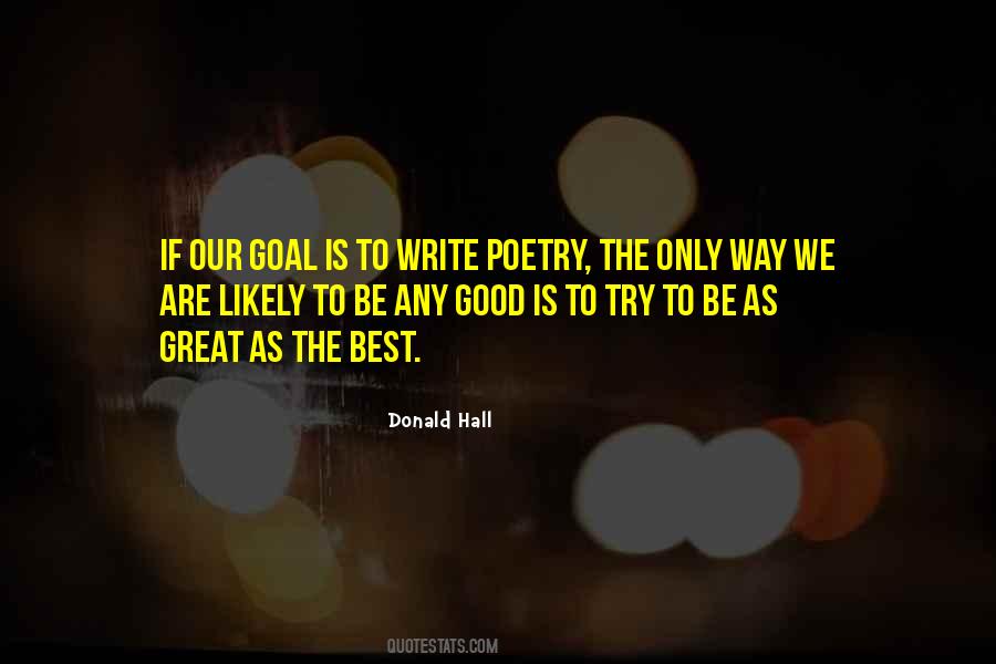 Donald Hall Quotes #1030662