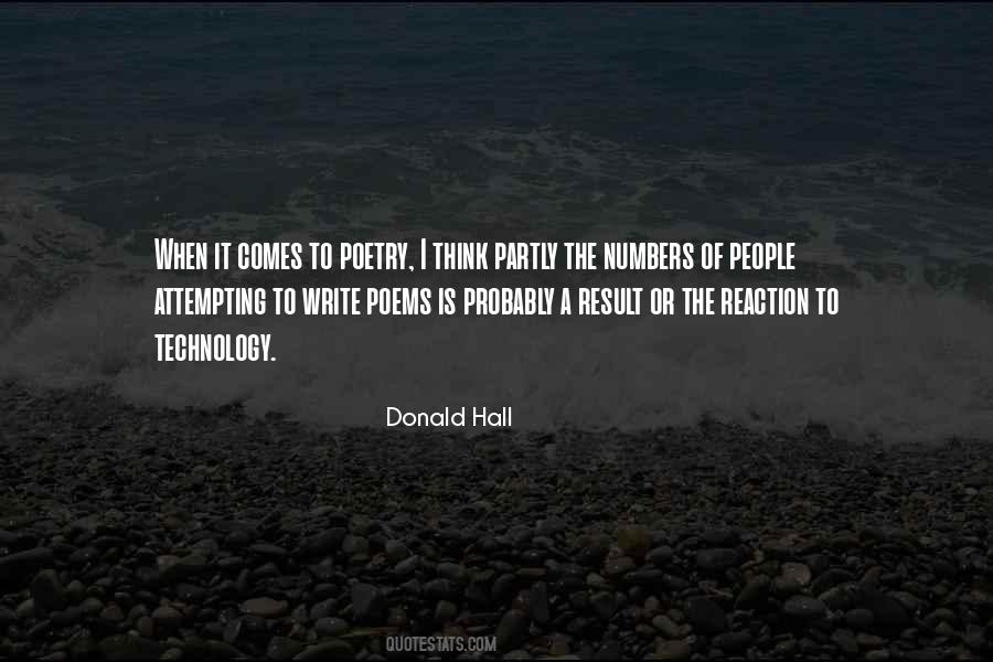 Donald Hall Quotes #1102051