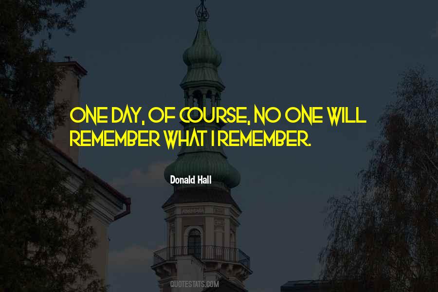 Donald Hall Quotes #117816