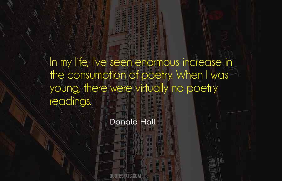 Donald Hall Quotes #1626308