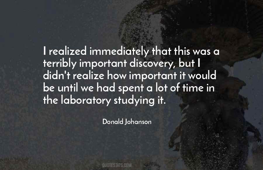 Donald Johanson Quotes #150097
