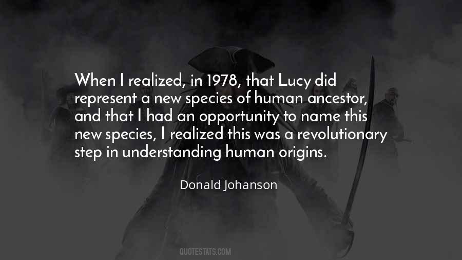Donald Johanson Quotes #1677785