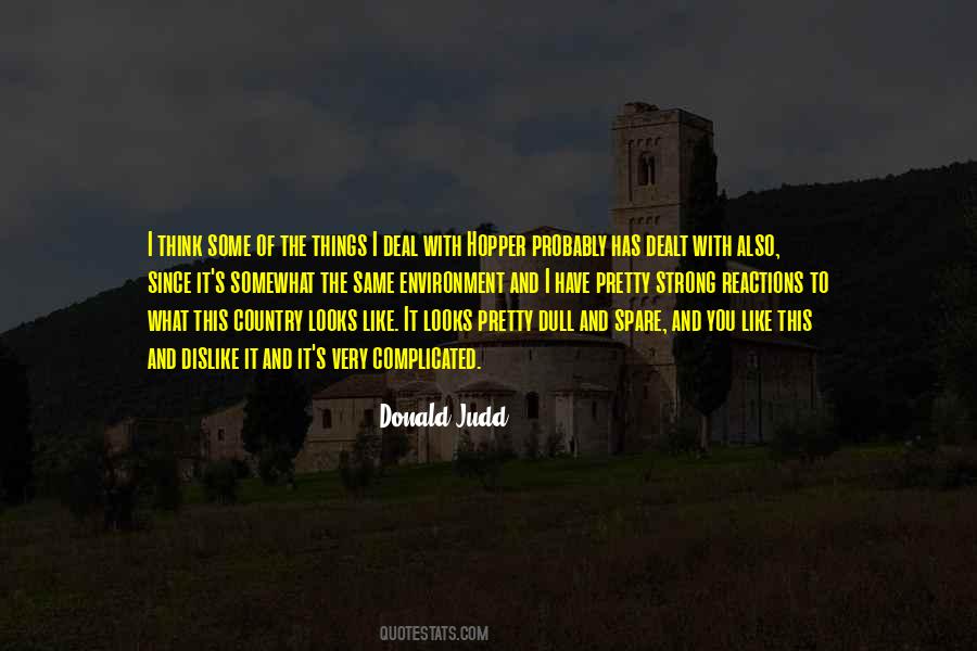 Donald Judd Quotes #319451