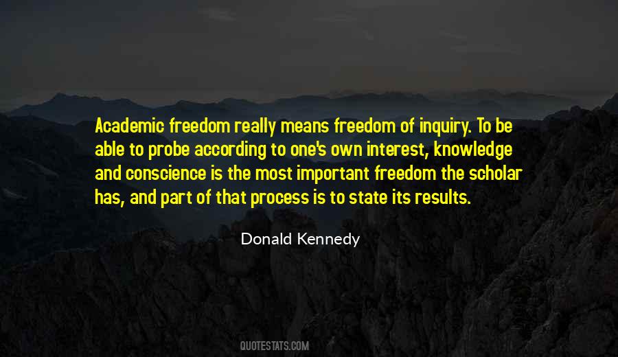 Donald Kennedy Quotes #1591961