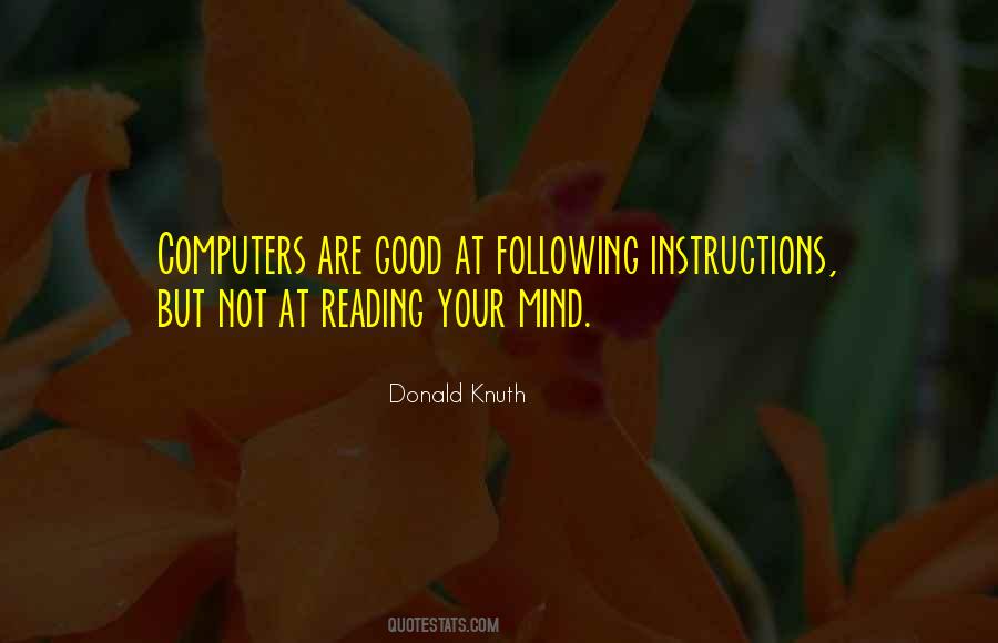 Donald Knuth Quotes #1117969