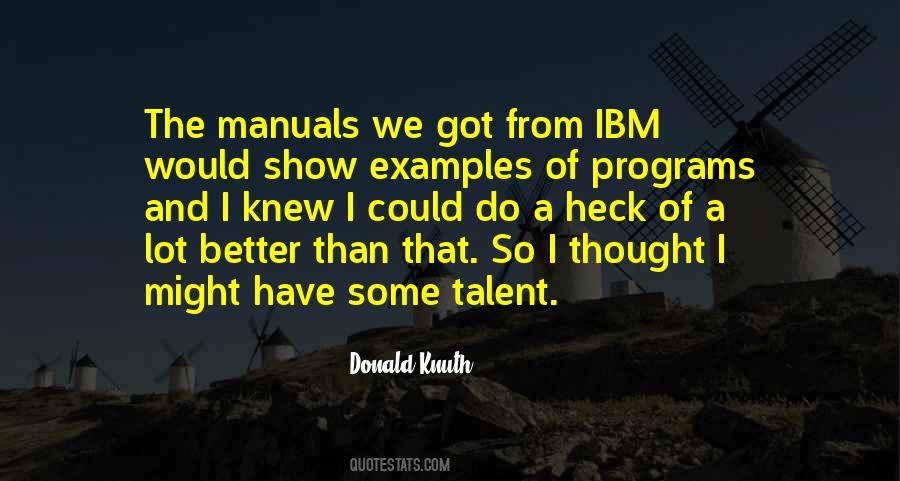 Donald Knuth Quotes #237017