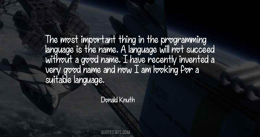 Donald Knuth Quotes #451284