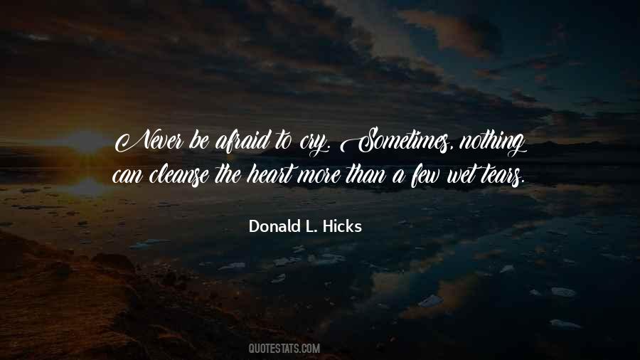 Donald L. Hicks Quotes #1120405