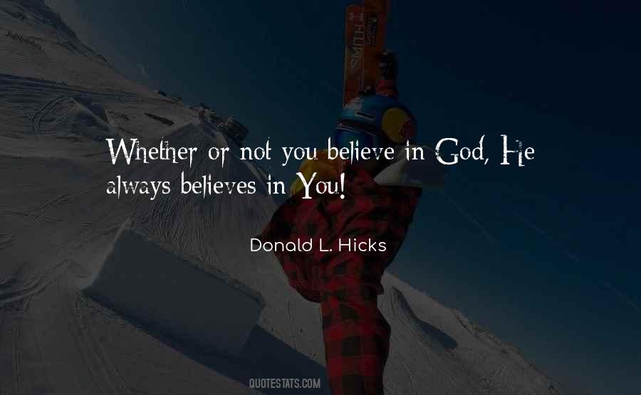 Donald L. Hicks Quotes #1162389