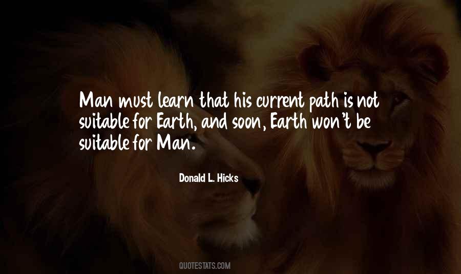 Donald L. Hicks Quotes #248779