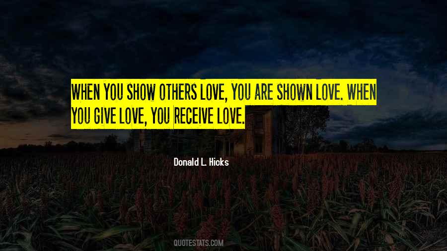 Donald L. Hicks Quotes #275796