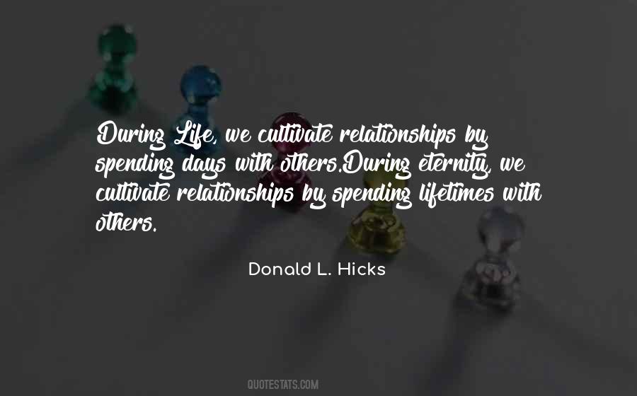 Donald L. Hicks Quotes #394827