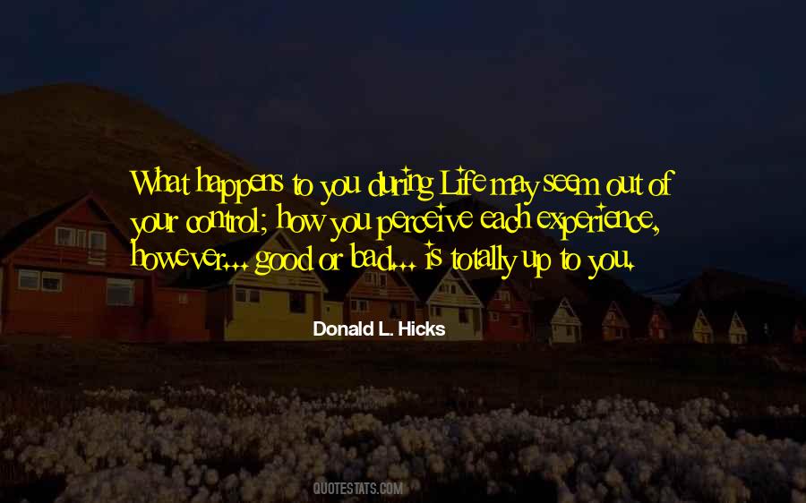 Donald L. Hicks Quotes #432966