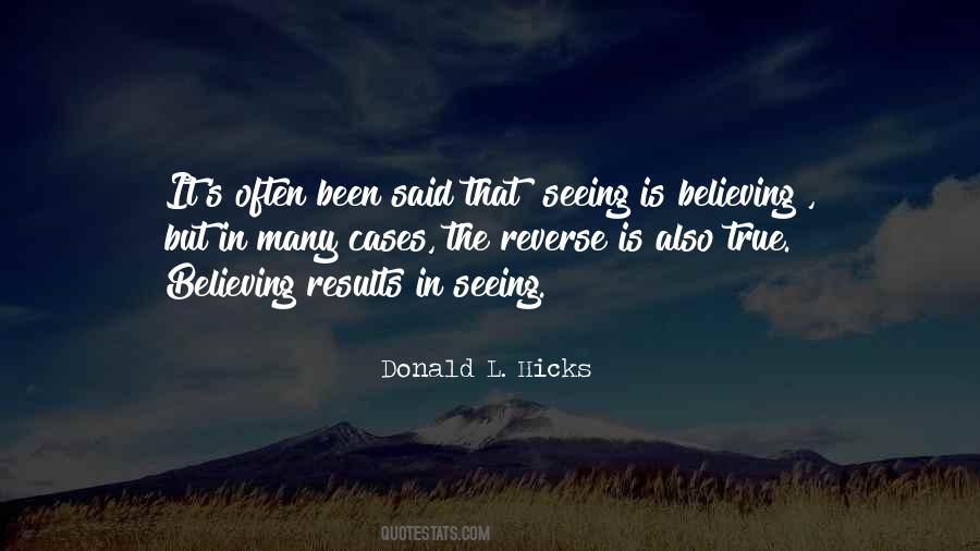 Donald L. Hicks Quotes #71535