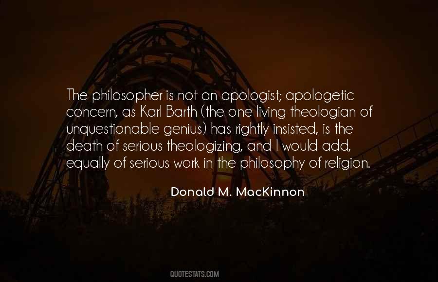 Donald M. MacKinnon Quotes #1327455