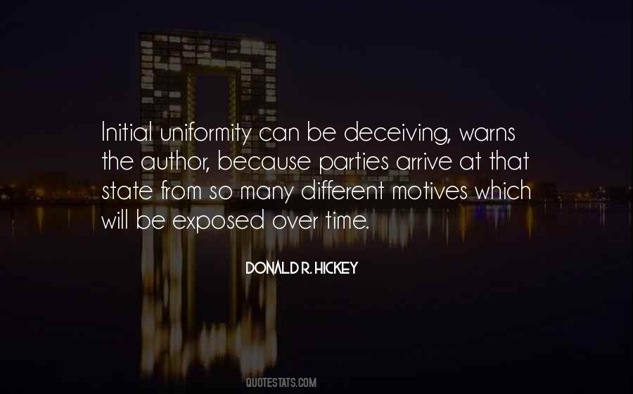Donald R. Hickey Quotes #957258