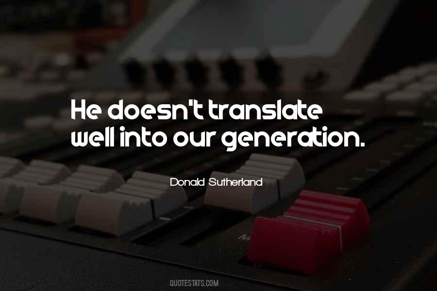 Donald Sutherland Quotes #335184