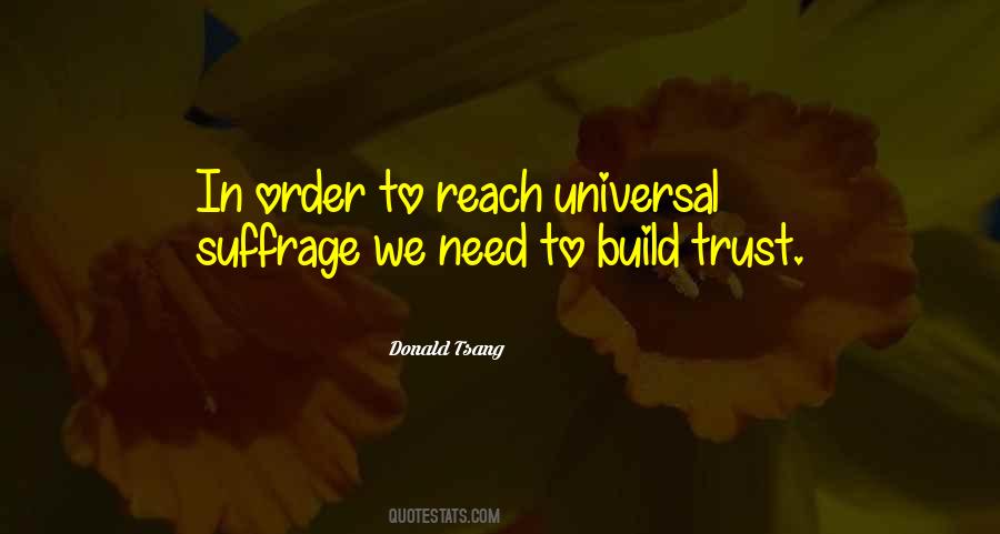 Donald Tsang Quotes #295885
