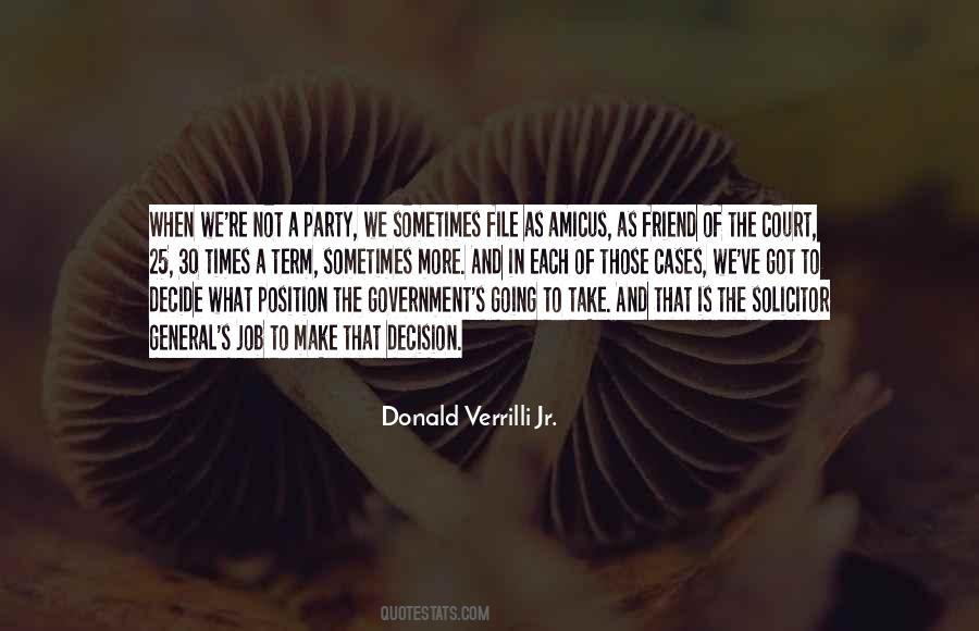 Donald Verrilli Jr. Quotes #1803664