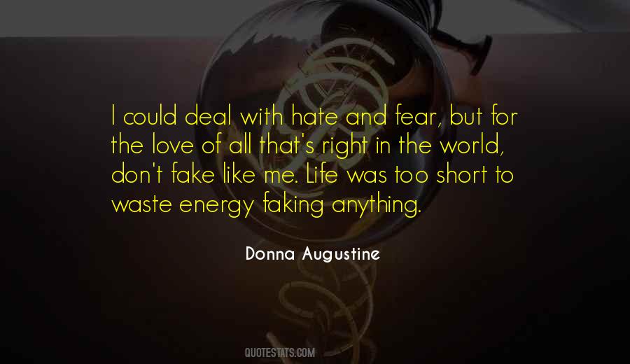 Donna Augustine Quotes #7590