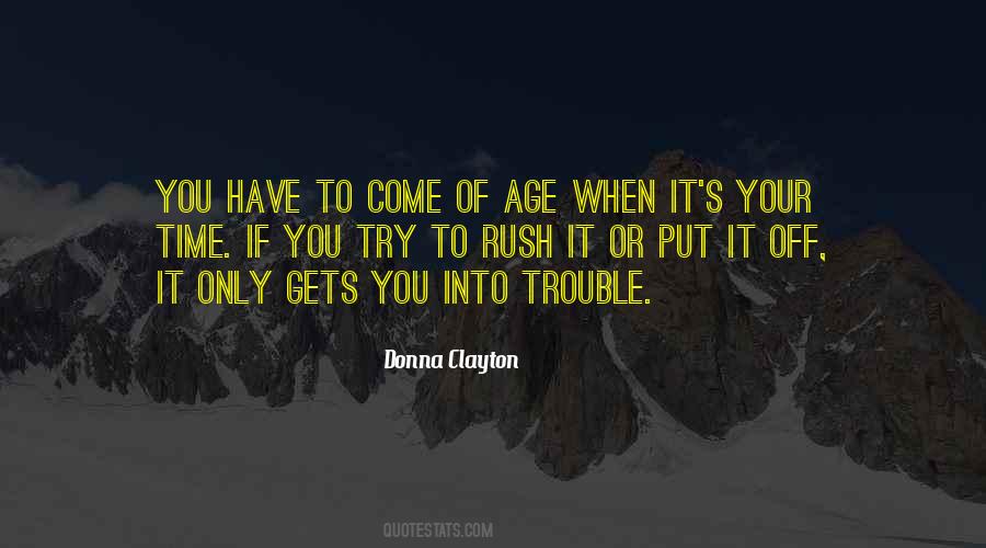 Donna Clayton Quotes #1504215