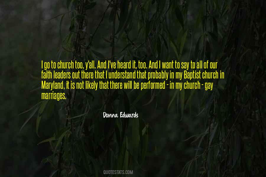 Donna Edwards Quotes #194353