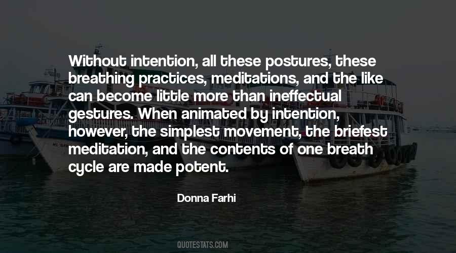 Donna Farhi Quotes #317503