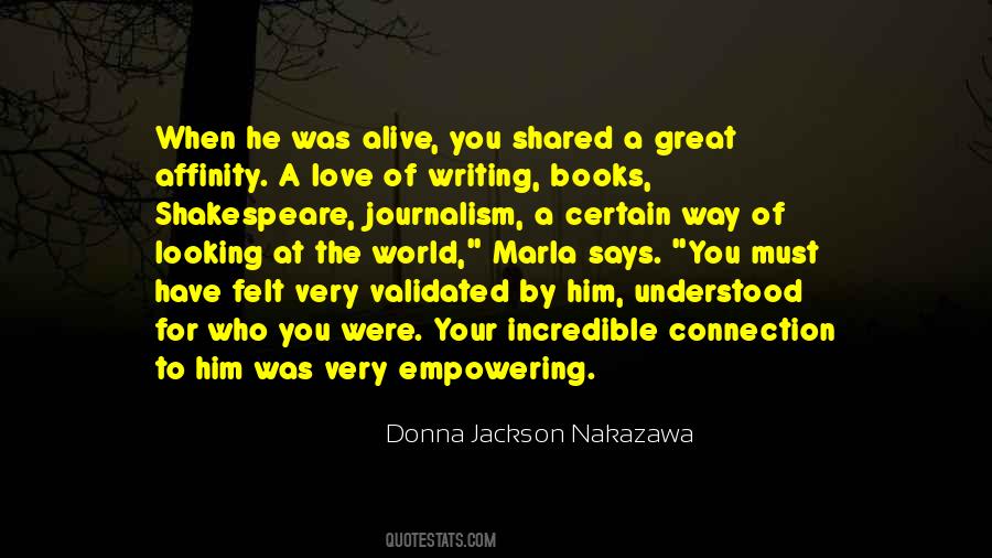 Donna Jackson Nakazawa Quotes #971006