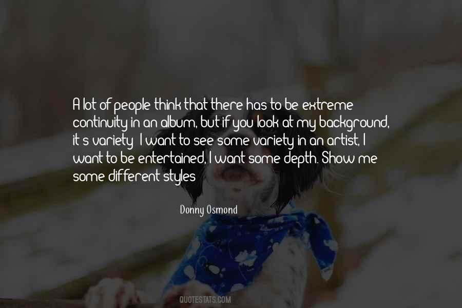 Donny Osmond Quotes #448375 Donny Osmond Quotes #448375