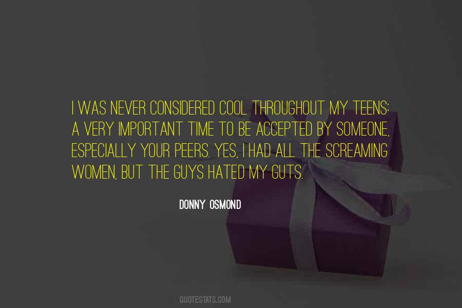 Donny Osmond Quotes #554568