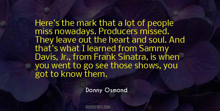 Donny Osmond Quotes #578522