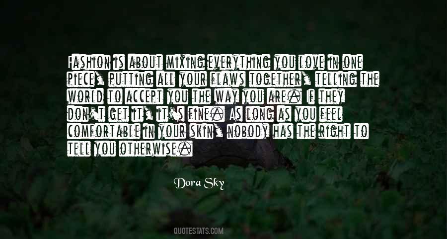 Dora Sky Quotes #1586777