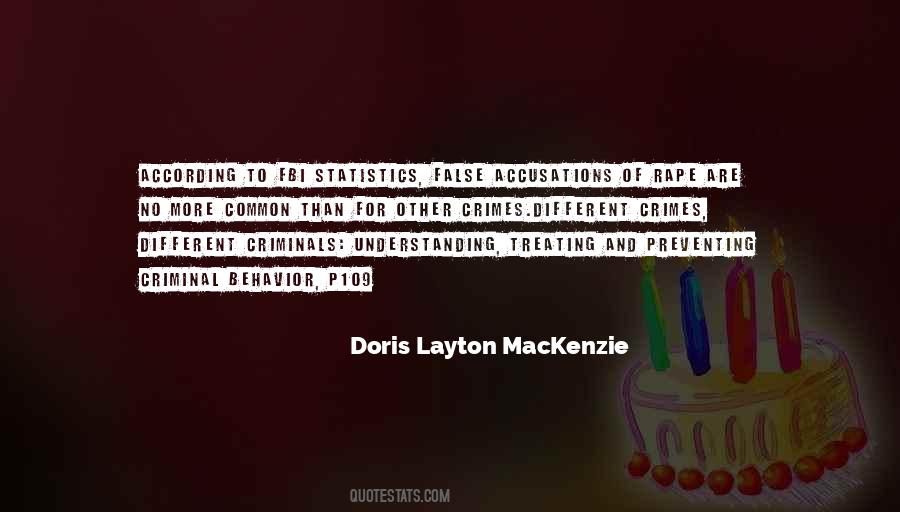 Doris Layton MacKenzie Quotes #914624