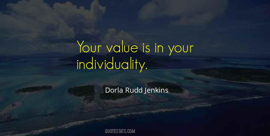 Dorla Rudd Jenkins Quotes #650735