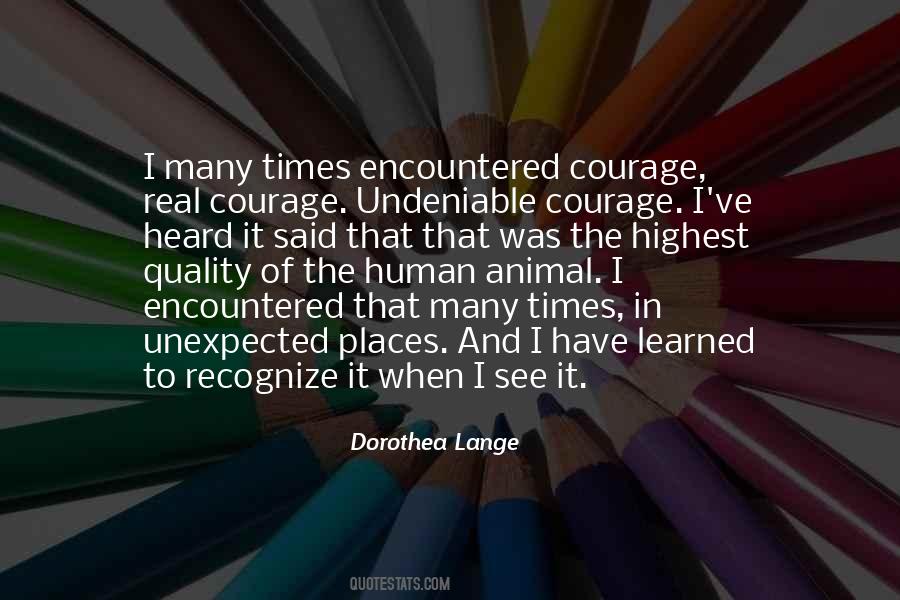 Dorothea Lange Quotes #318882
