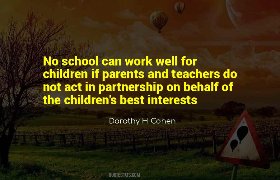 Dorothy H Cohen Quotes #539639