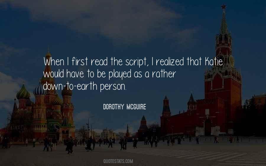 Dorothy McGuire Quotes #573507