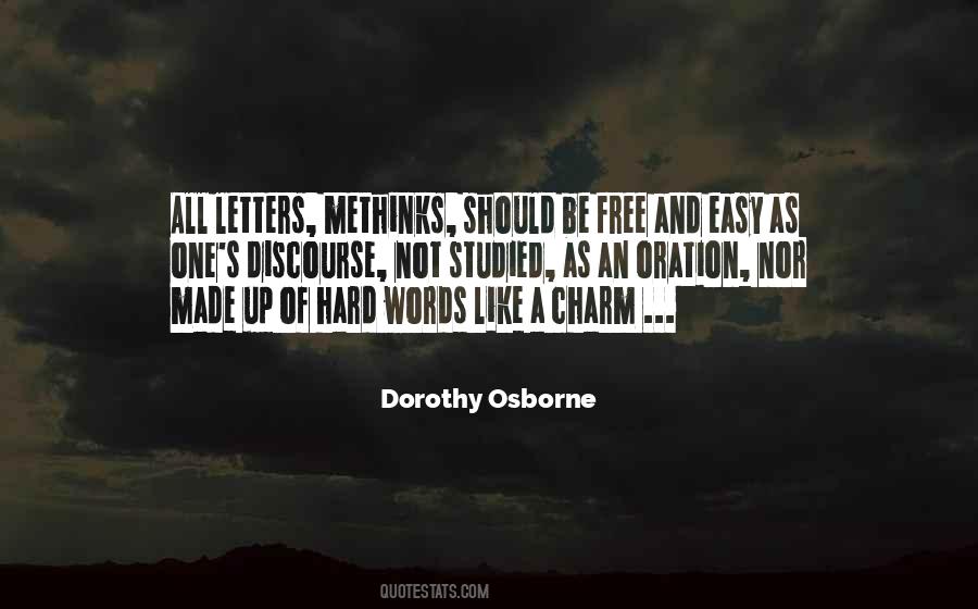 Dorothy Osborne Quotes #1235079