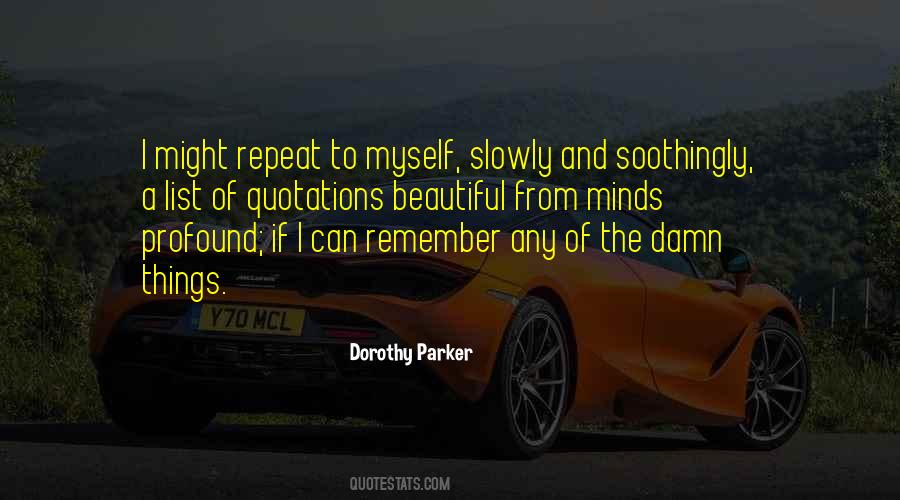 Dorothy Parker Quotes #1646918