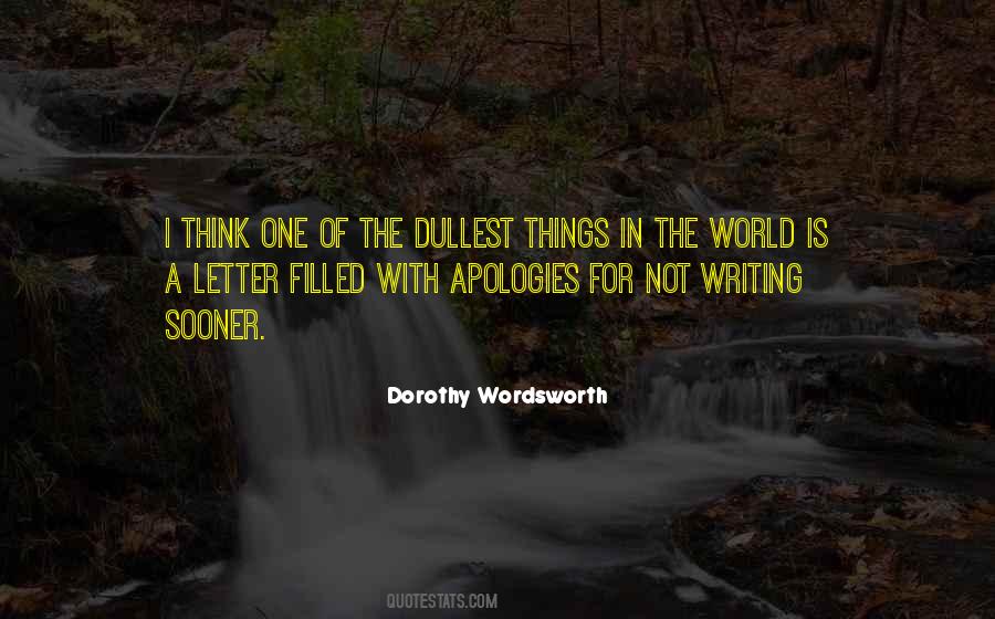Dorothy Wordsworth Quotes #124151