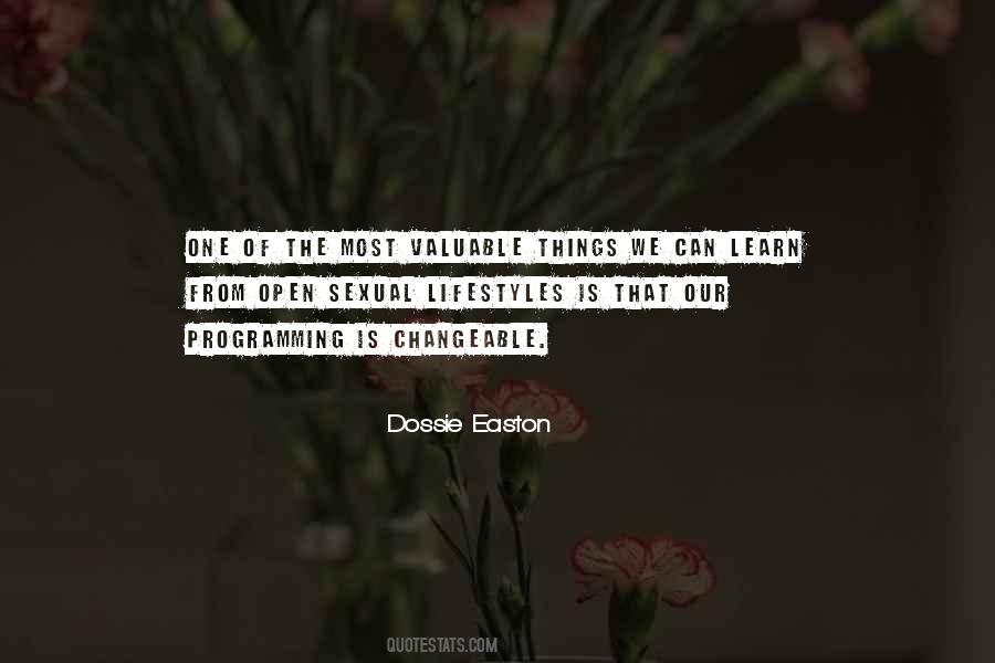Dossie Easton Quotes #1616531