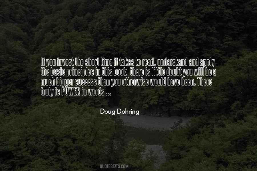 Doug Dohring Quotes #720739